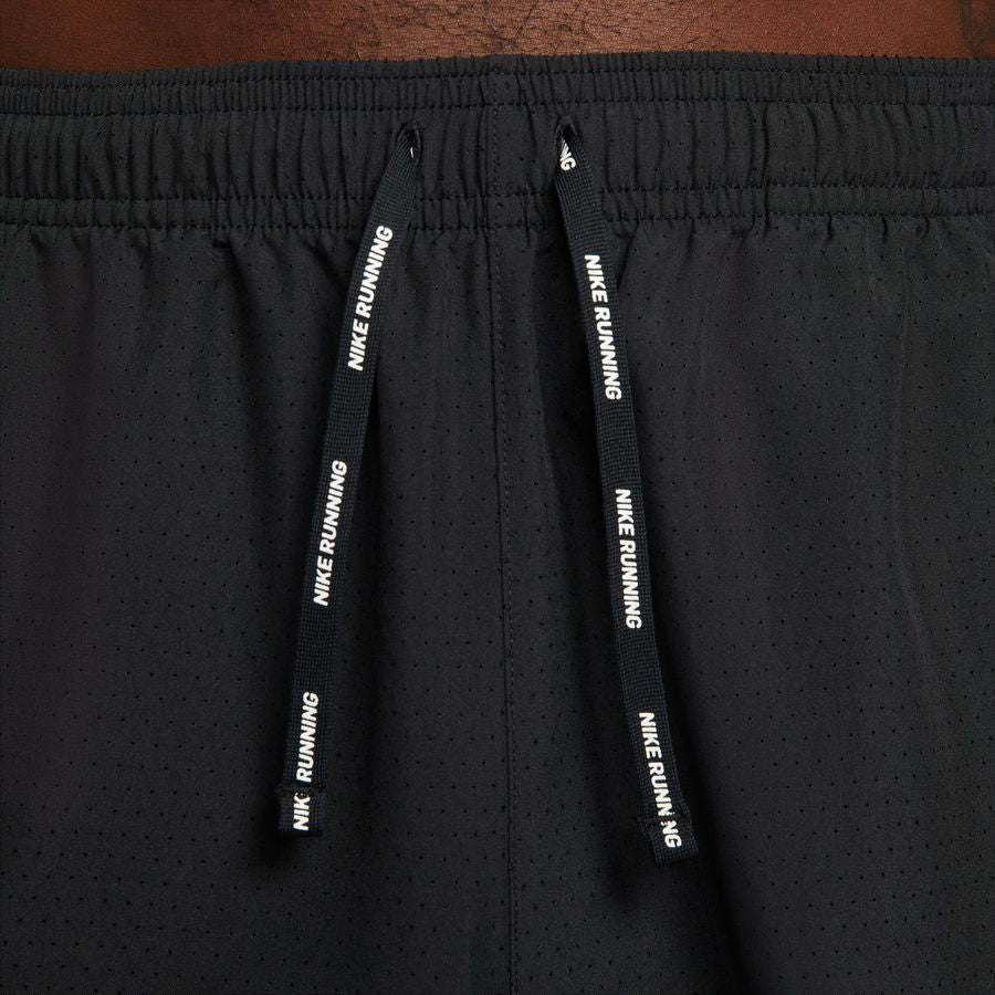 NIKE Pantalon De Running Dri-Fit fast - Noir / Bleu Marine