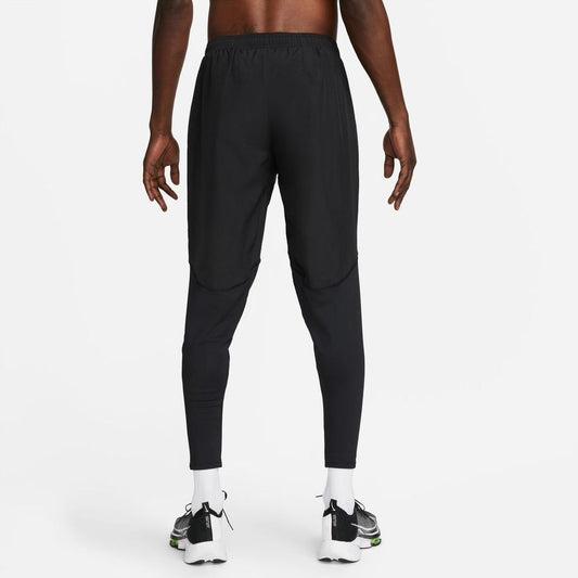 NIKE Pantalon De Running Dri-Fit fast - Noir / Bleu Marine